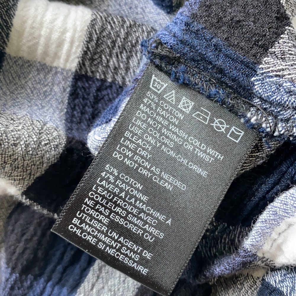 Urban Outfitters Navy Check Dress size XS - Picture 6 of 6